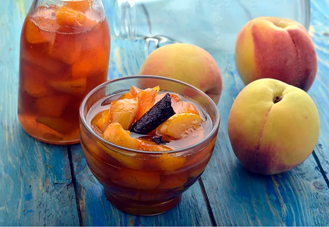  Sweet Peach Pickle, Stewed Peach