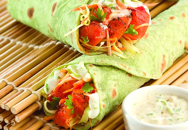 Tandoori Aloo Wrap ( Wraps and Rolls)