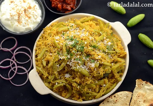 Tendli Bhaat, Maharashtrian Tendli Bhaat, Ivy Gourd Rice