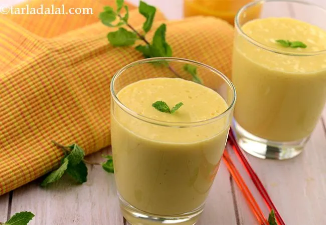 Thai Smoothie, Mango, Curd and Coconut Milk Smoothie
