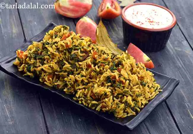 Tomato Methi Rice ( Iron Rich Recipe )