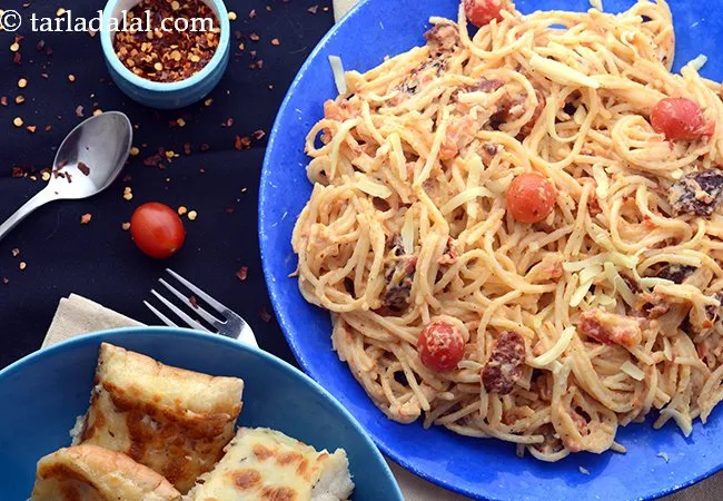 Tomato Pasta, Creamy Indian Style Tomato Pasta