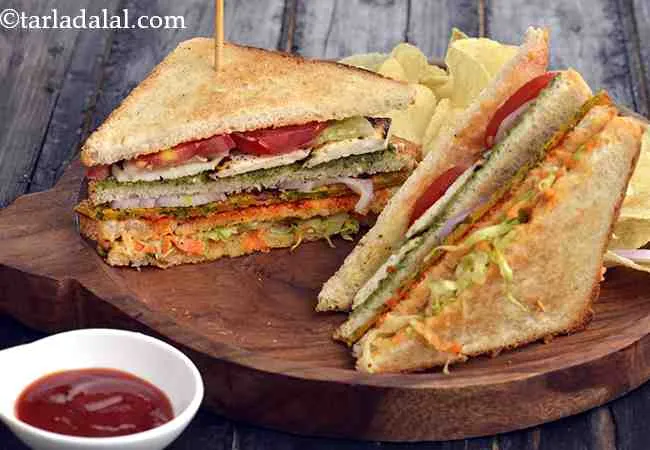  Veg Club Sandwich