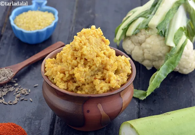Vegetable Bulgur Wheat Khichdi, Low Salt Recipe