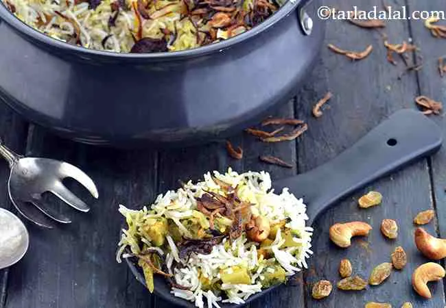 Vegetable Hyderabadi Biryani