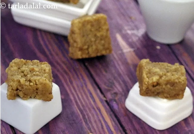 Walnut Barfi, Microwave Walnut Barfi
