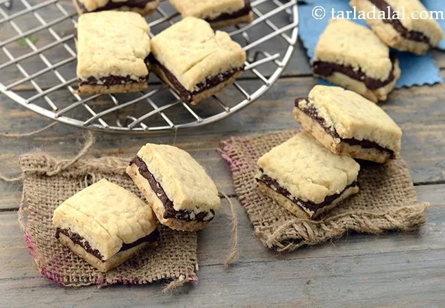 Walnut Ganache Cookies