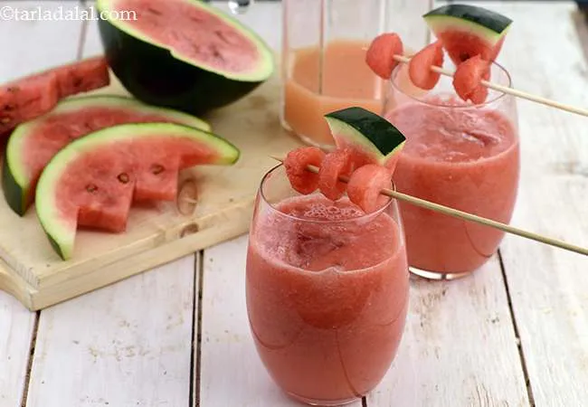 Watermelon and Guava Juice