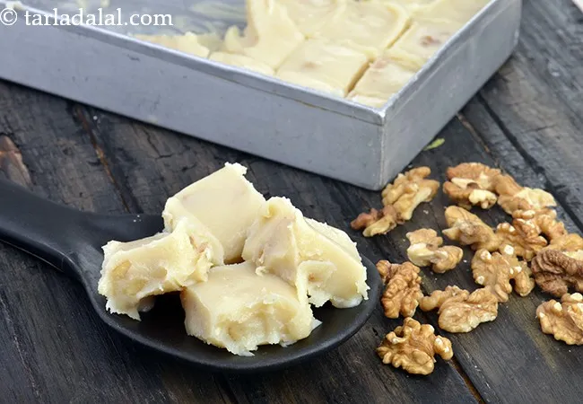White Chocolate Fudge, Microwave White Chocolate Fudge