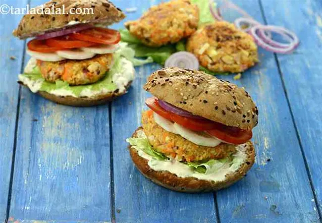 Whole Wheat Vegetable Burger