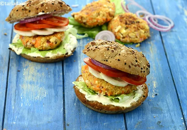 Whole Wheat Vegetable Burger
