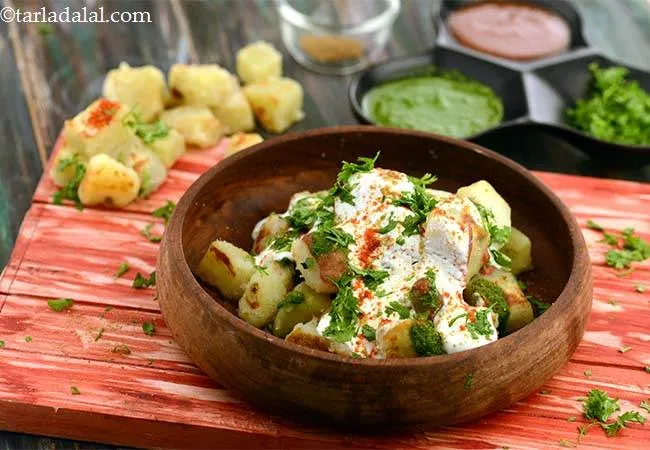  Aloo Aur Shakarkand Ki Chaat ( Starter Recipe )