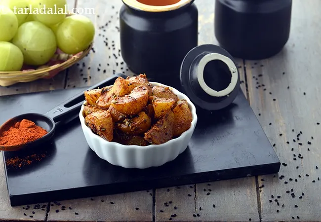 आंवले का आचार रेसिपी | आंवला अचार | भारतीय आंवले का अचार | Amla Pickle, Amla Achar, Gooseberry Pickle