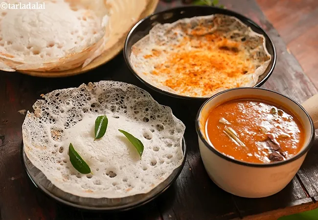 appam recipe | appam Kerala recipe | South Indian appam with yeast |