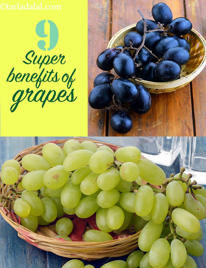 Benefits of Green Grapes, Black Grapes