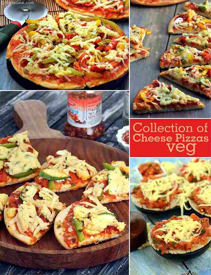 Collection of Cheese Pizzas