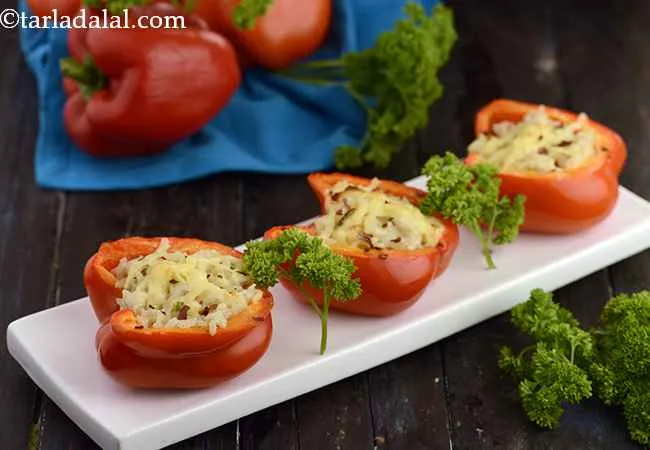 Baked Stuffed Capsicum