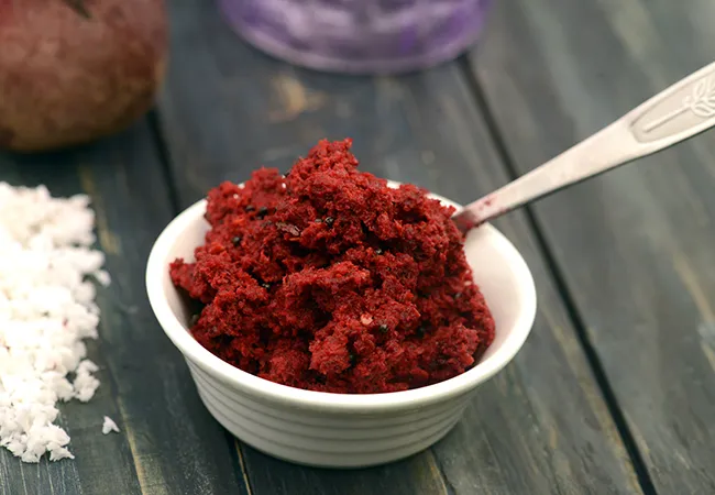  Beetroot and Coconut Sabzi, South Indian Sabzi
