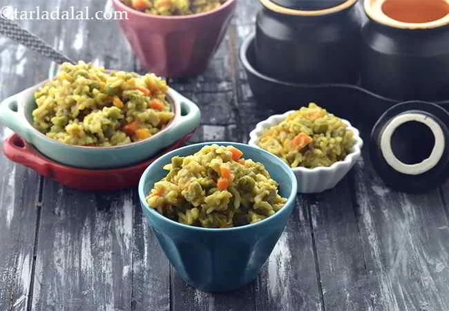 Bengali Style Brown Rice Khichdi, Low Salt Recipe