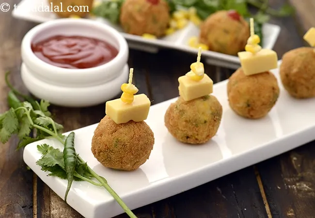  Corn Cheese Balls ( Starter )