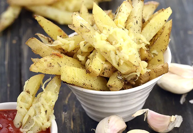  Cheese and Herb Potato Fries