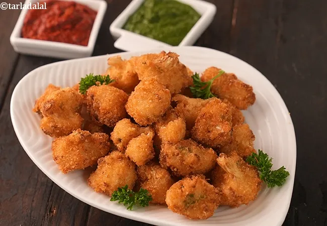 crispy fried cauliflower recipe | crispy fried gobi | Indian style fried cauliflower | gobi fry – starter recipe