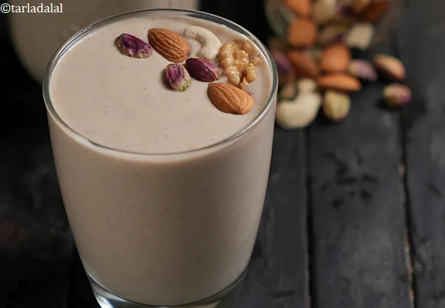 dry fruits milkshake recipe | Indian dry fruit milkshake | healthy dry fruits nuts milkshake |