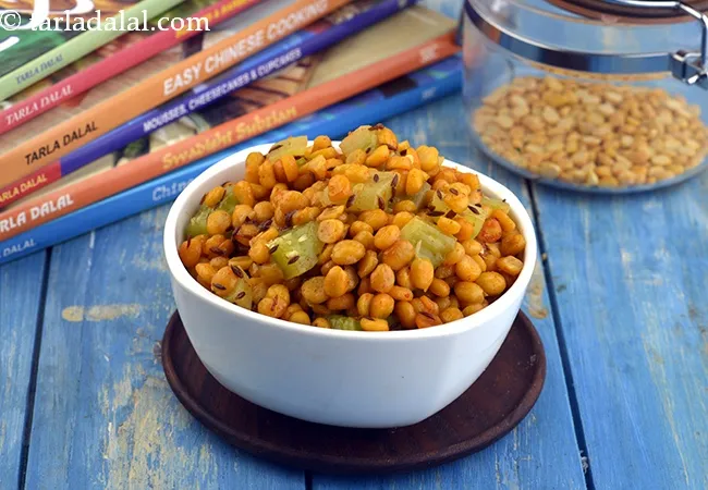 dry masala chana dal recipe | Jain cucumber chana dal sabzi | chana dal fry | dry chana dal sabji |