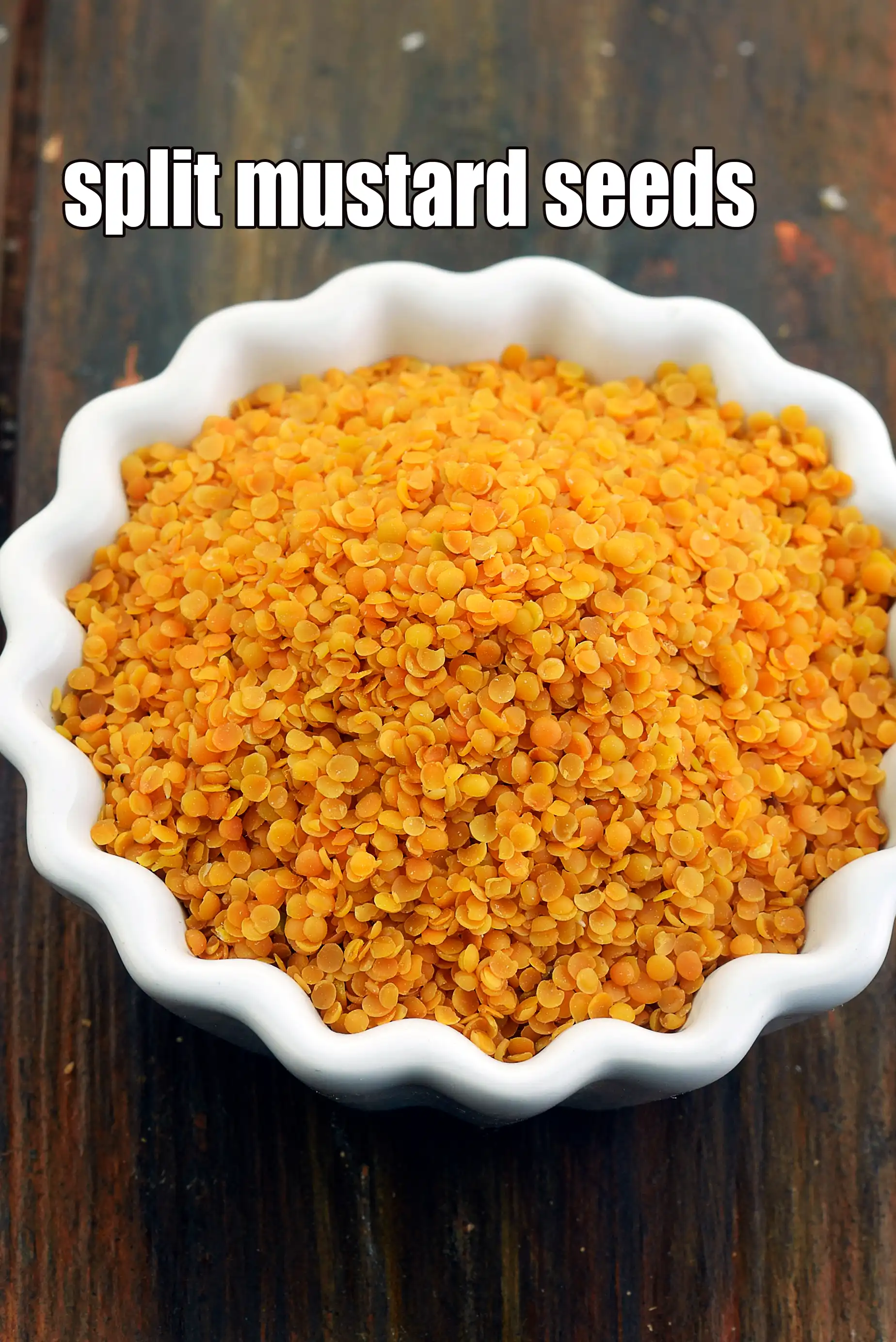 split mustard seeds