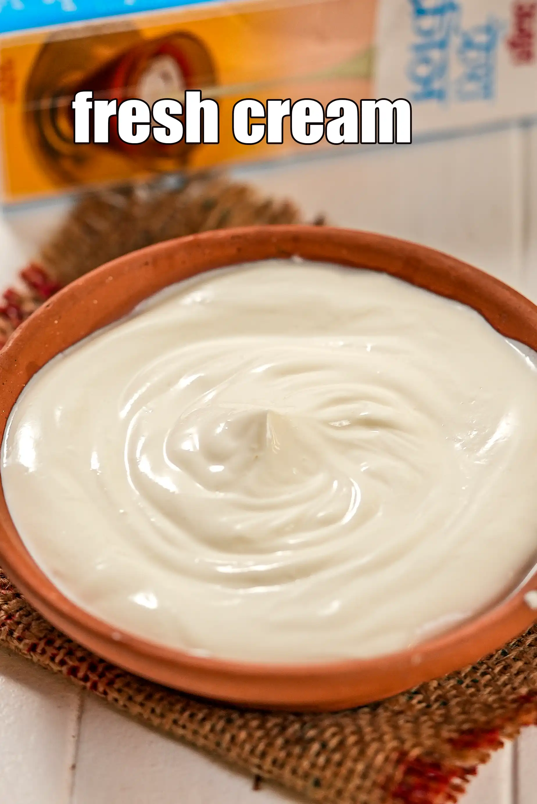 fresh cream