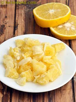 chopped sweet lime