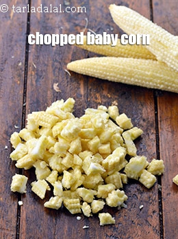 chopped baby corn