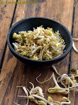 chopped bean sprouts