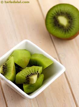 chopped kiwi
