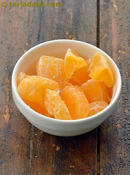 chopped orange