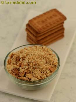 crushed parle g biscuits