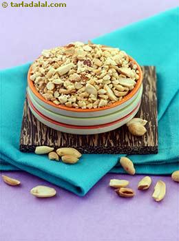 crushed salted peanuts