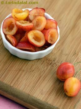 deseeded cherries