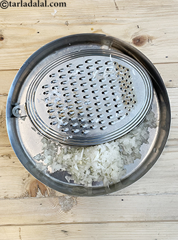 grated white onion