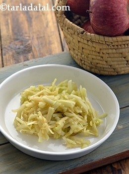 grated apples