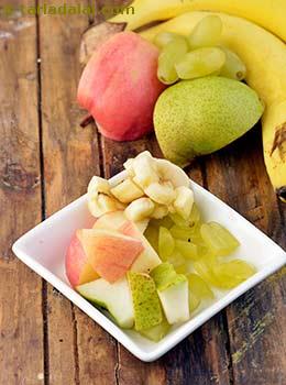 mixed fruit cubes