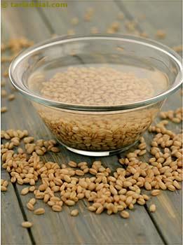 soaked wheat