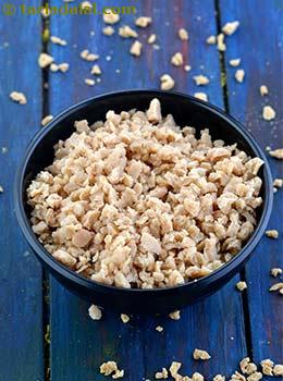 soaked soy granules
