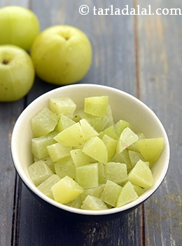 chopped amla