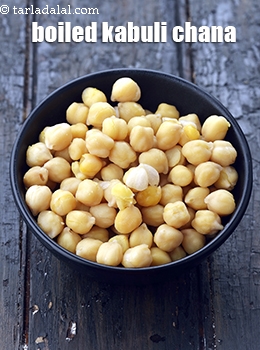 boiled kabuli chana