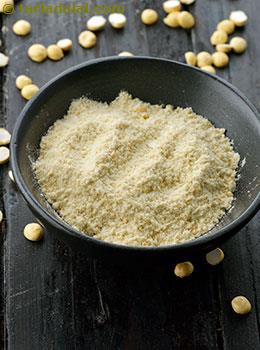 roasted and powdered chana dal