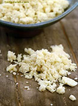 crumbled mawa