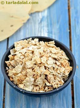 crushed papad