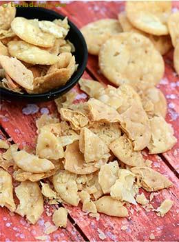 crushed papdi
