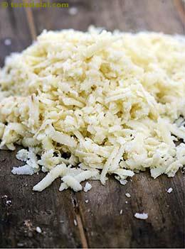 grated mawa
